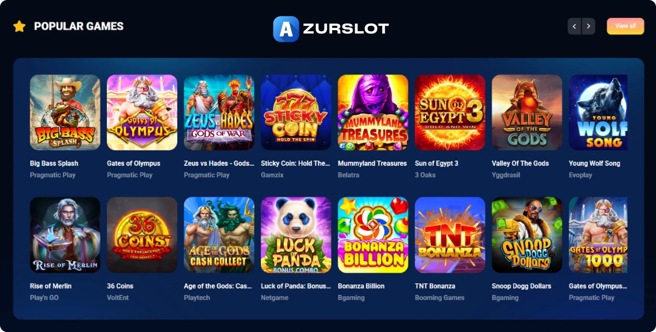 Azur Slot Kazinske Igre
